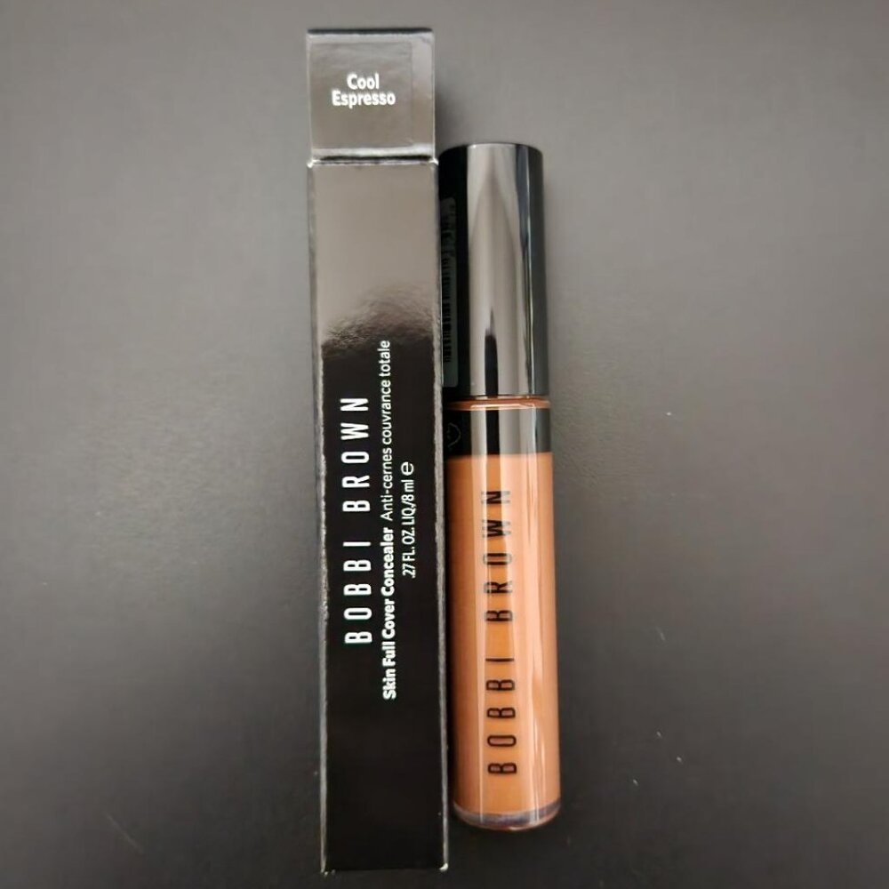 NIB Bobbi Brown Skin Full Cover Concealer COOL ESPRESSO .27 oz Full Size